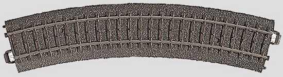 Vía Curva R1 Märklin, cód. 24130