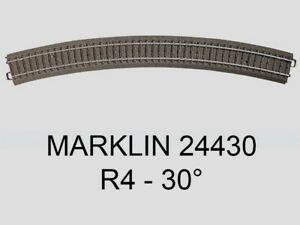 Vía Curva R4 H0 Märklin, Cód. 24430